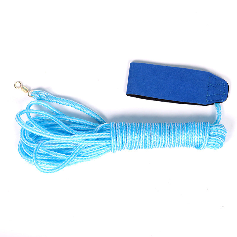 Cast net wrist band and rope