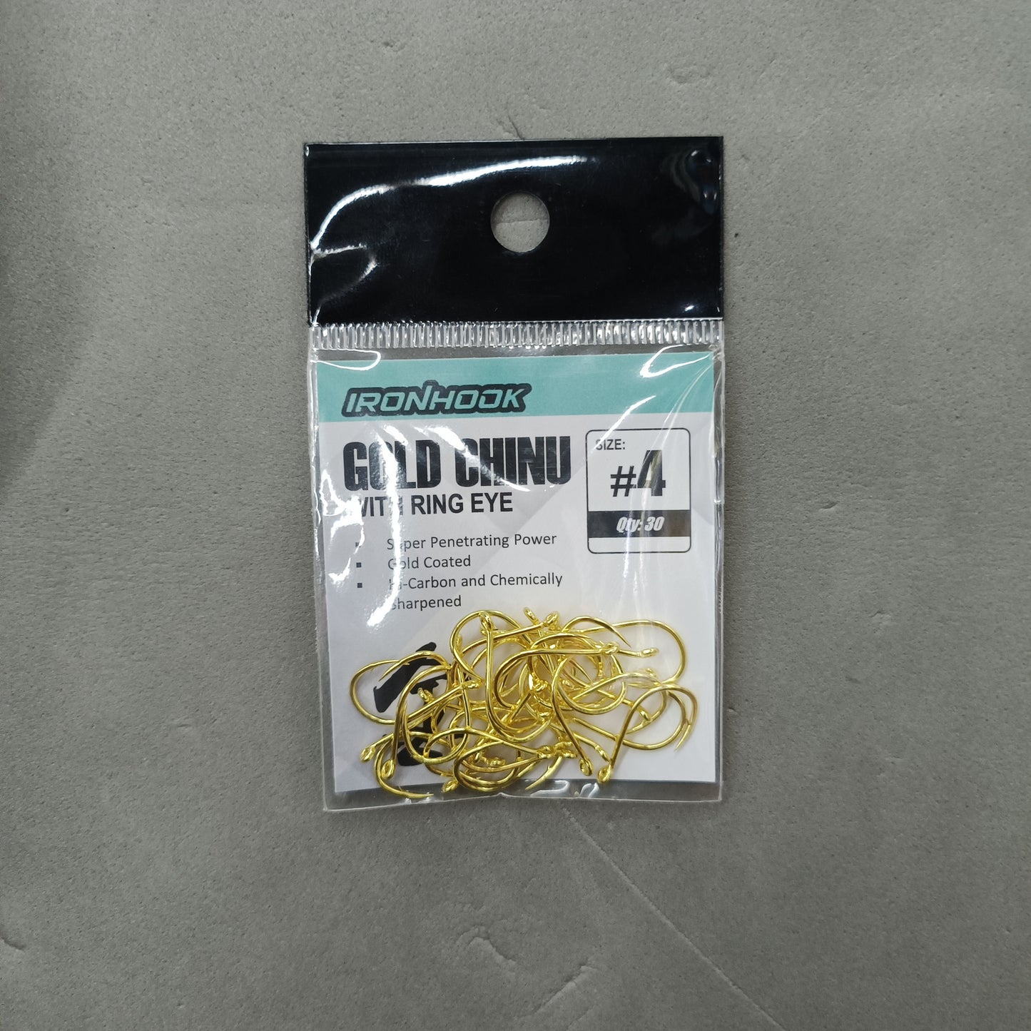 Ironhook Chinu with eye (Gold)