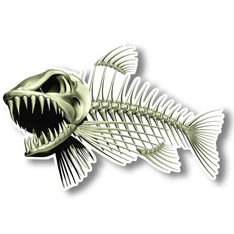 Bone Series Fishing Theme Sticker DEC05