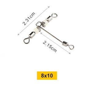 MK Swivel Three way cross-line rolling swivel MK059