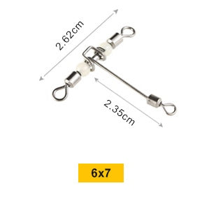 MK Swivel Three way cross-line rolling swivel MK059