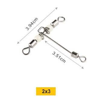 MK Swivel Three way cross-line rolling swivel MK059