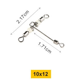 MK Swivel Three way cross-line rolling swivel MK059