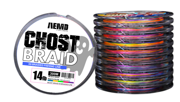 GHOST-BRAID X8 Braided line 10x100m