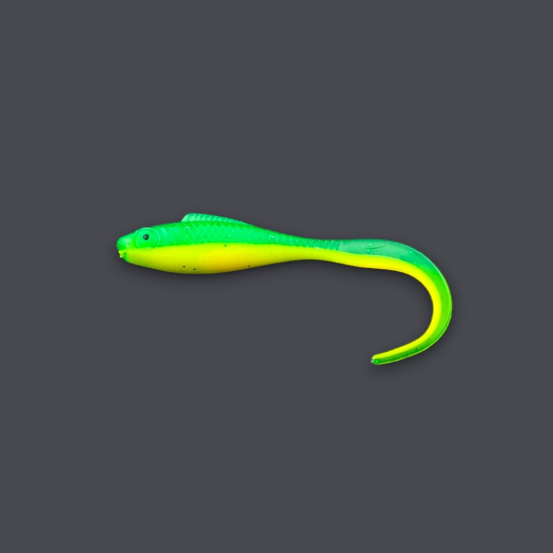 Superse CurlX rubber fish
