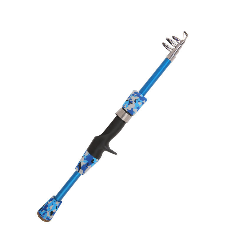 Short Fiberglass Telescopic lure rod