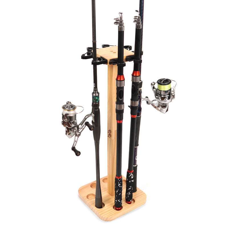 8 slots Wooden Fishing rod rack RR23