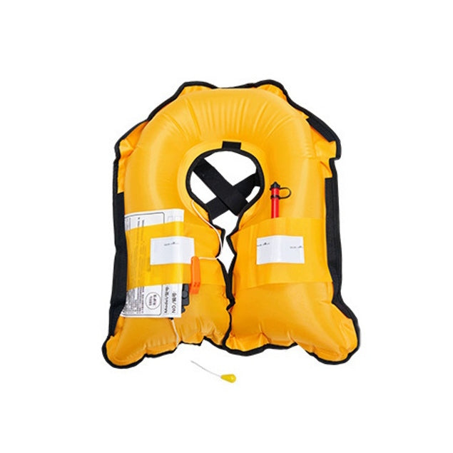Square neck inflatable life vest PFD001