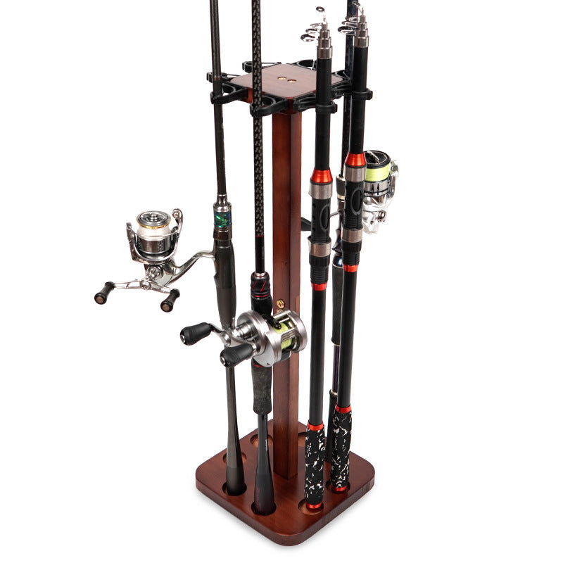 8 slots Wooden Fishing rod rack RR23