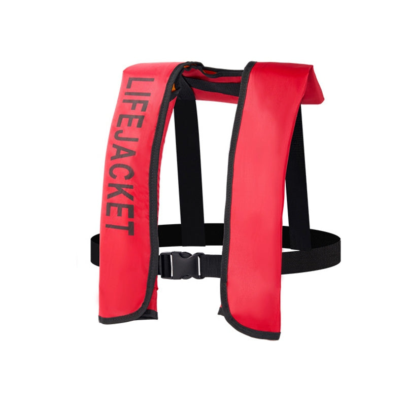 Square neck inflatable life vest PFD001