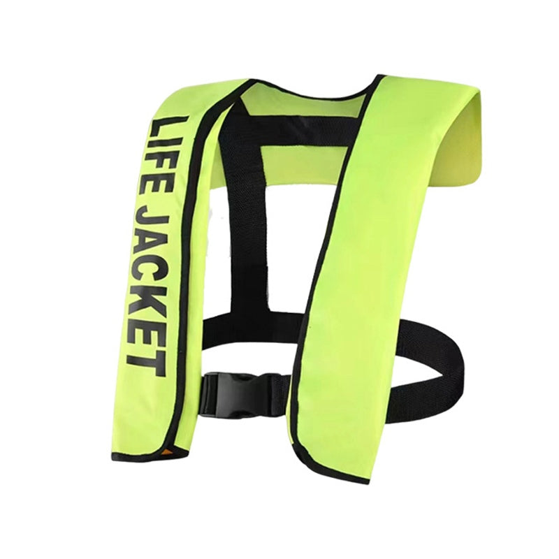 Square neck inflatable life vest PFD001