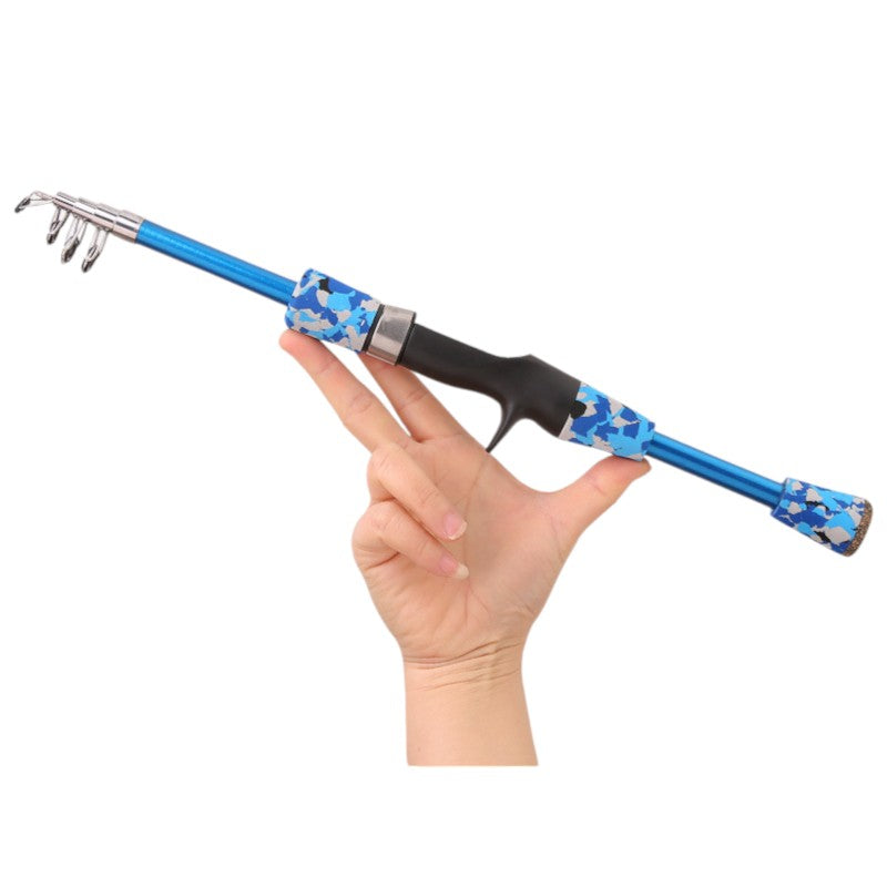 Short Fiberglass Telescopic lure rod