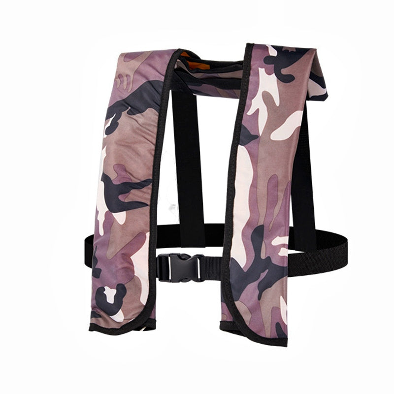 Square neck inflatable life vest PFD001