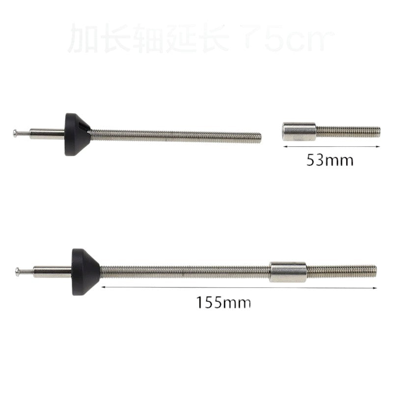 Spooling station extension screw