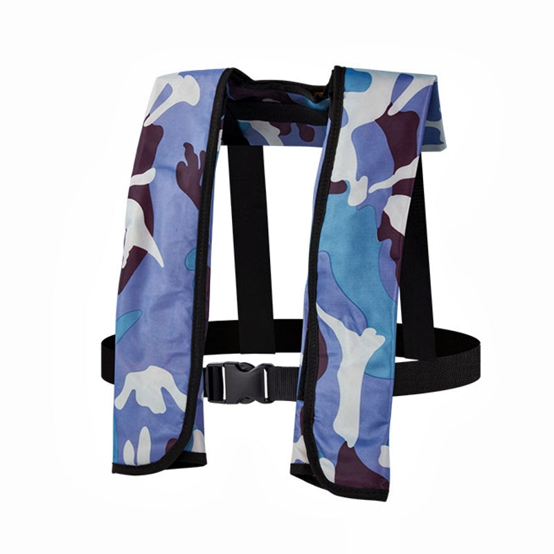 Square neck inflatable life vest PFD001