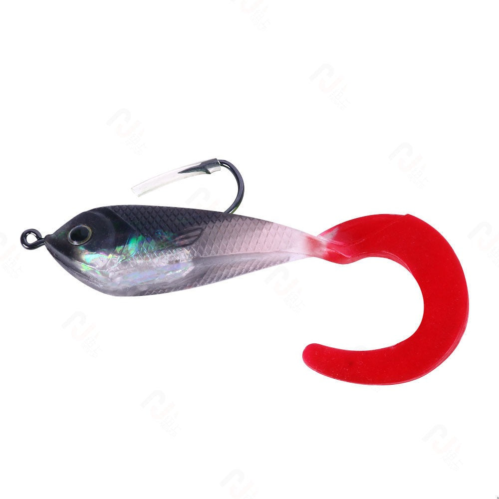 Superse Curl Tail Rubber Fish