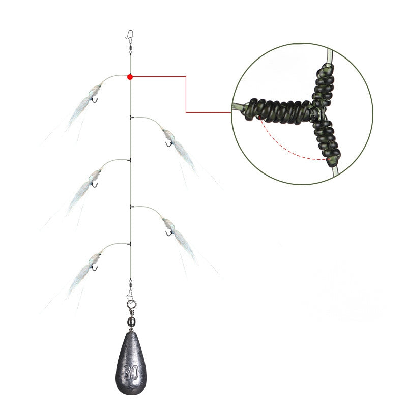 Superse Silk Shrimp T-Knot Sabiki