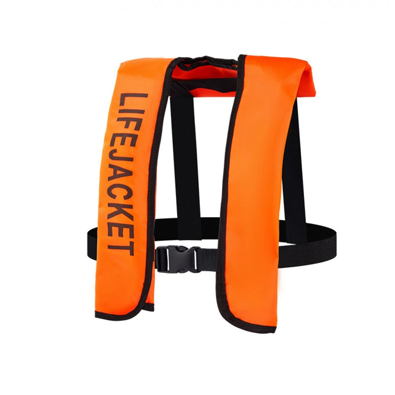 Square neck inflatable life vest PFD001