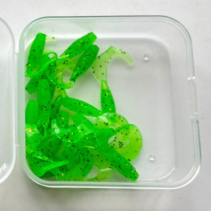 Superse 1 inch Mini Curl Tail Aji Worm SA018