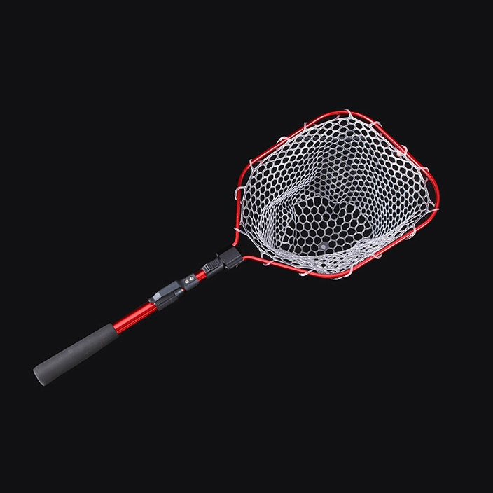 Squarish Silicone mesh Folding landing net LD103