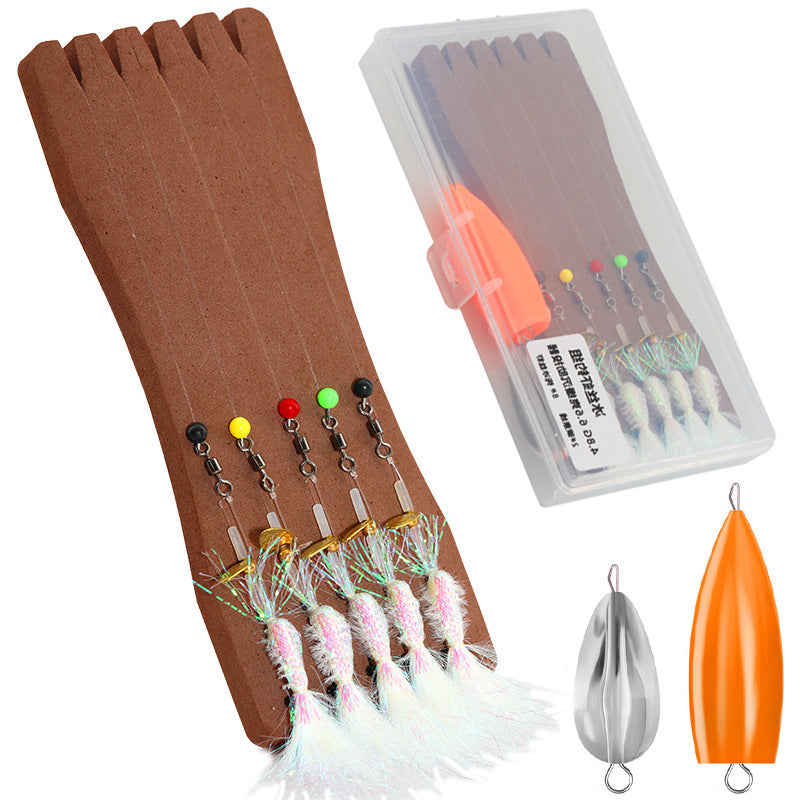 Superse Pre-tied Ice Dub Shrimp fly Rig