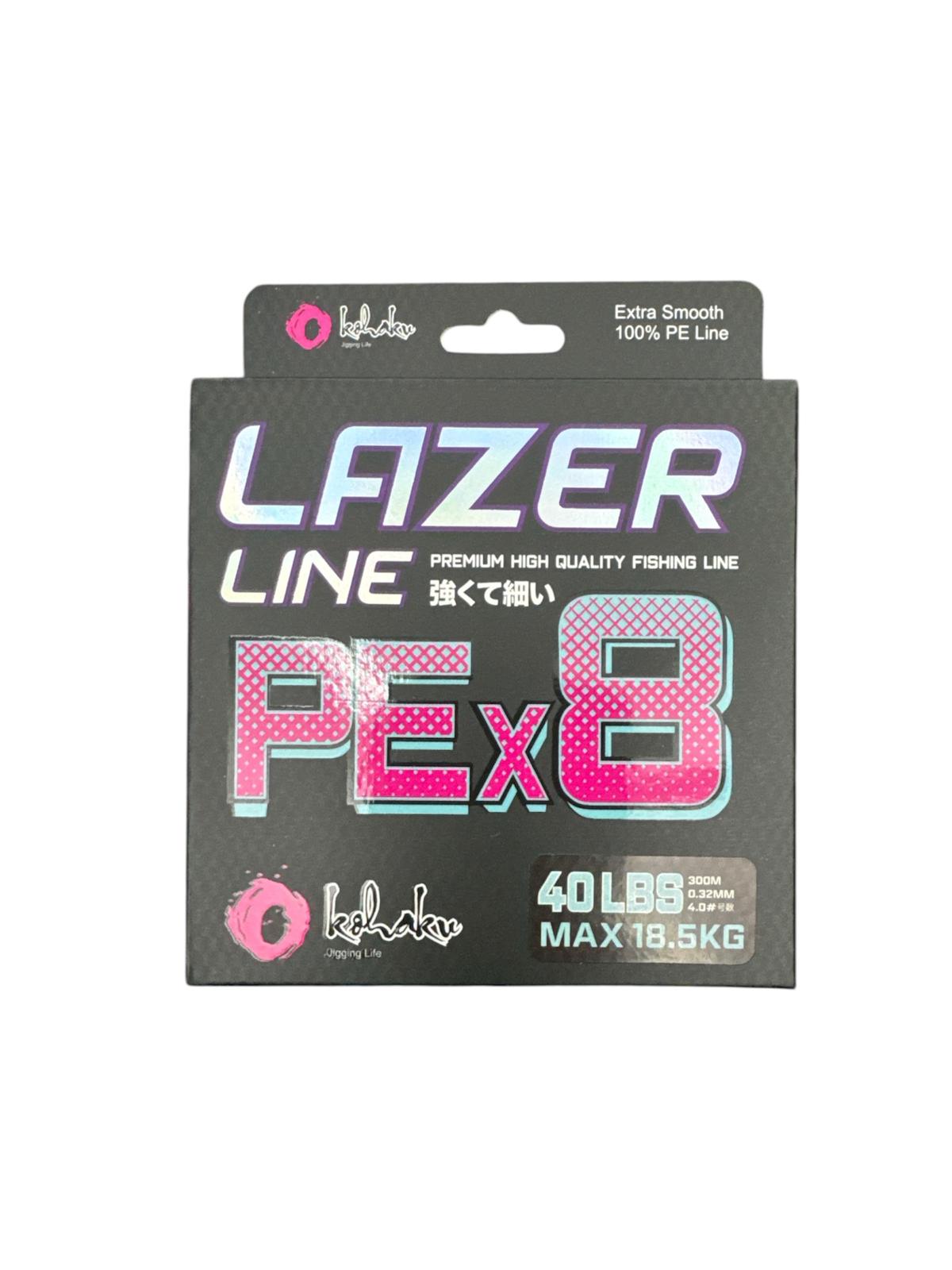 Kohaku Lazer Line PE X8 – WBQ Tackle supplies