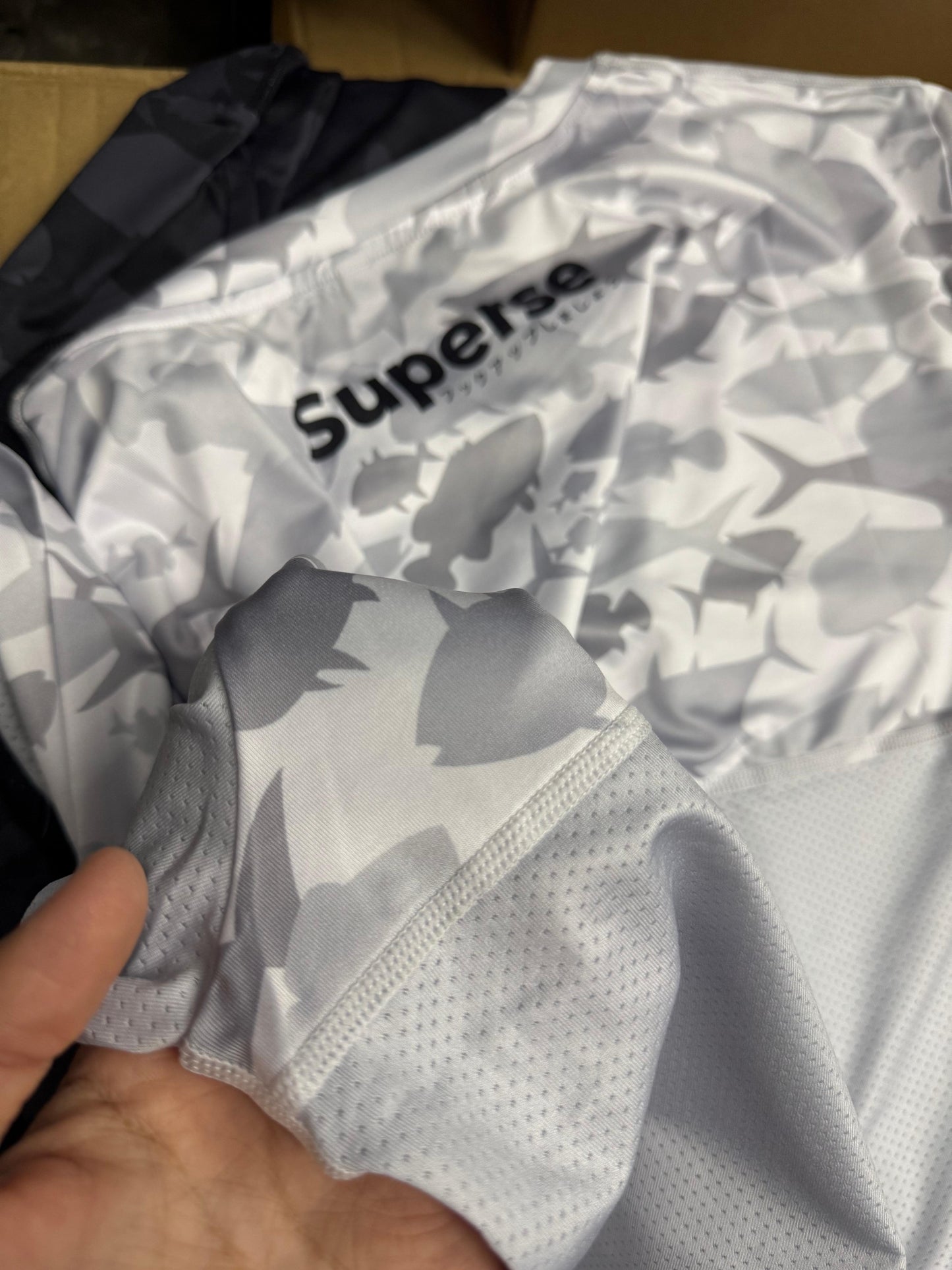 Superse Fish Camo UPF50+ Long Sleeve FW001
