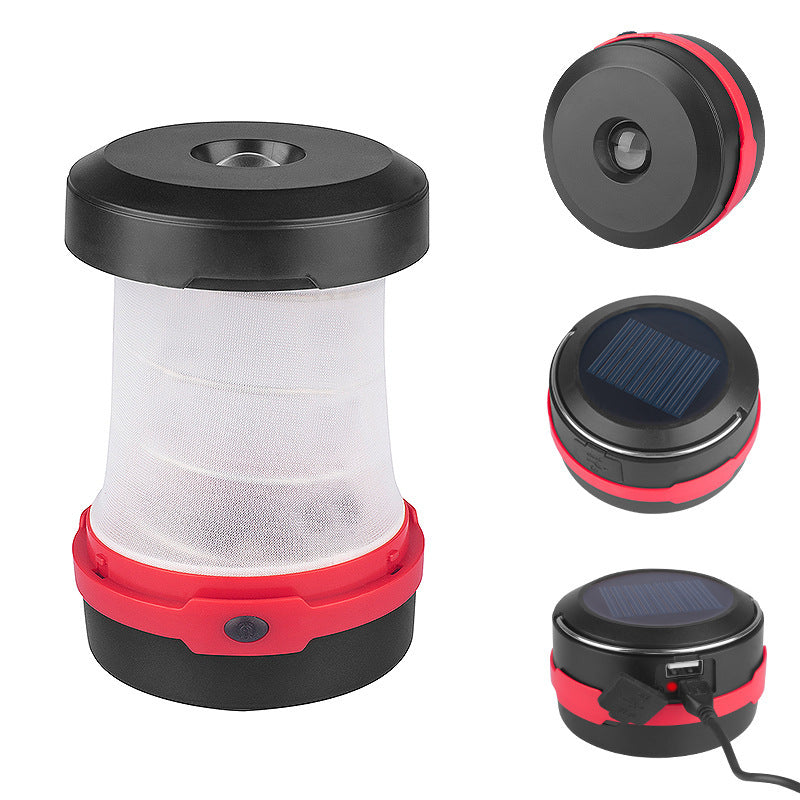 Solar Powered Rechargeable LED camping light lantern