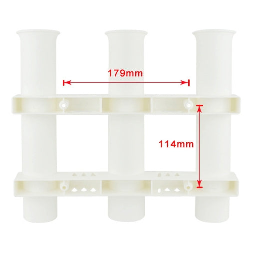 Triple PVC Rod Holder RR15