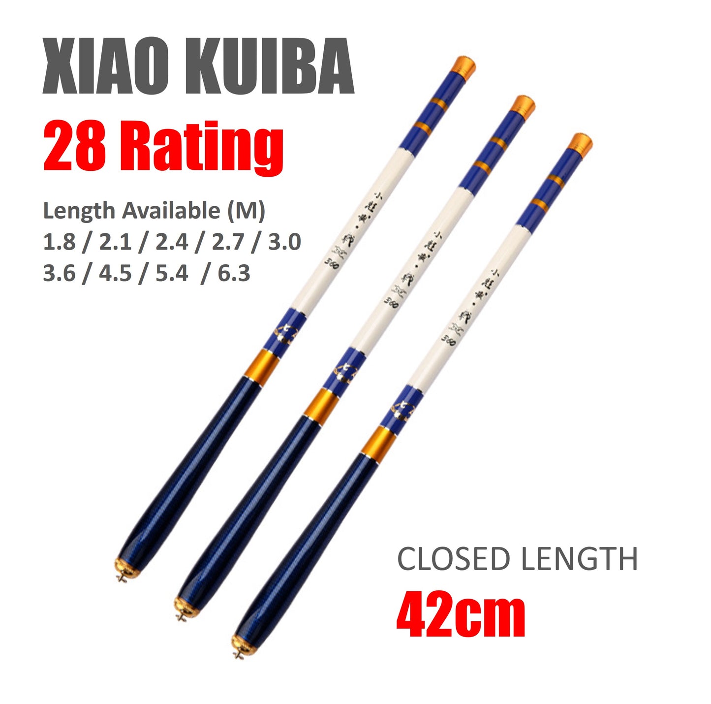 Xiao Kuiba Pole Rod 28 Rating PR010