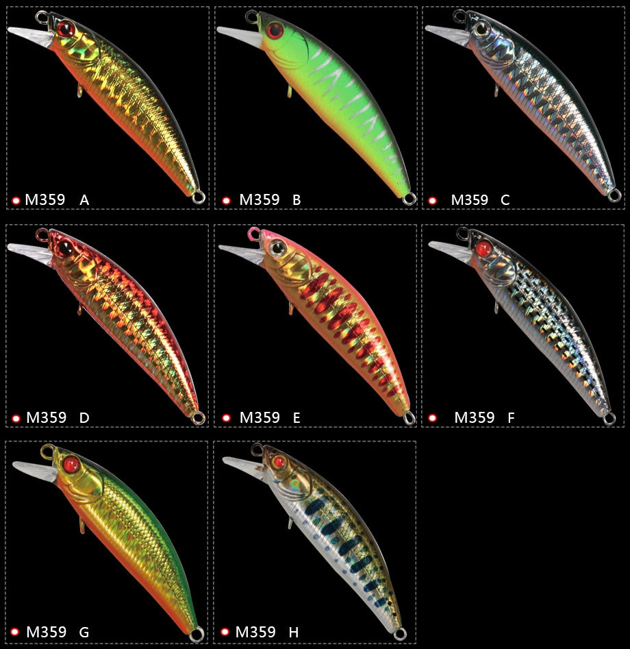 Wobbler minnow fishing lure M359