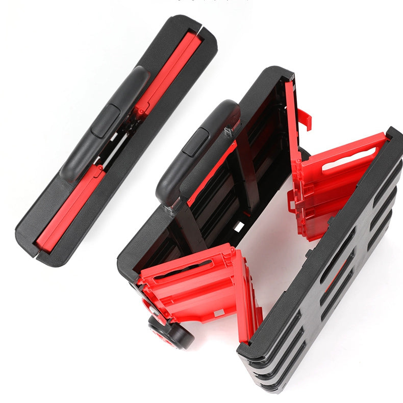Foldable Basket Trolley Cart
