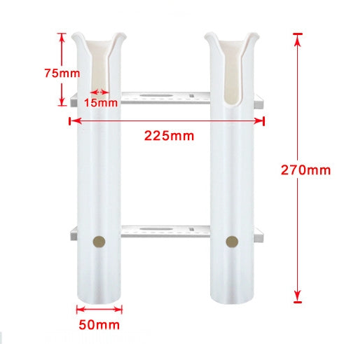 Dual PVC rod holder RR14