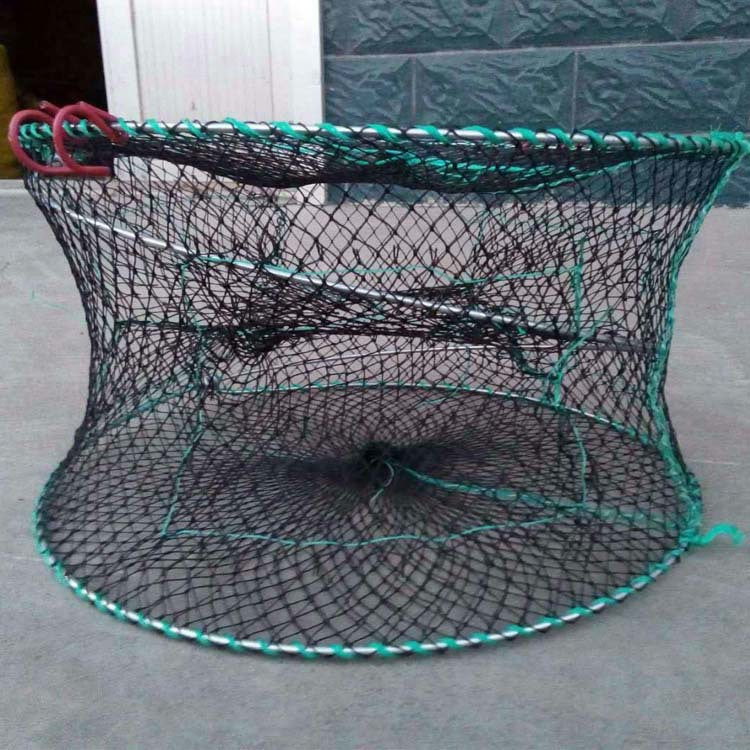 Collapsible round crab trap