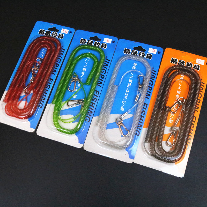 Retractable Wire coil lanyard AOT16