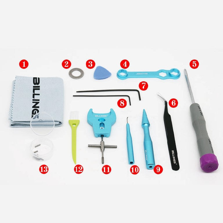 Fishing reel repair tool kit