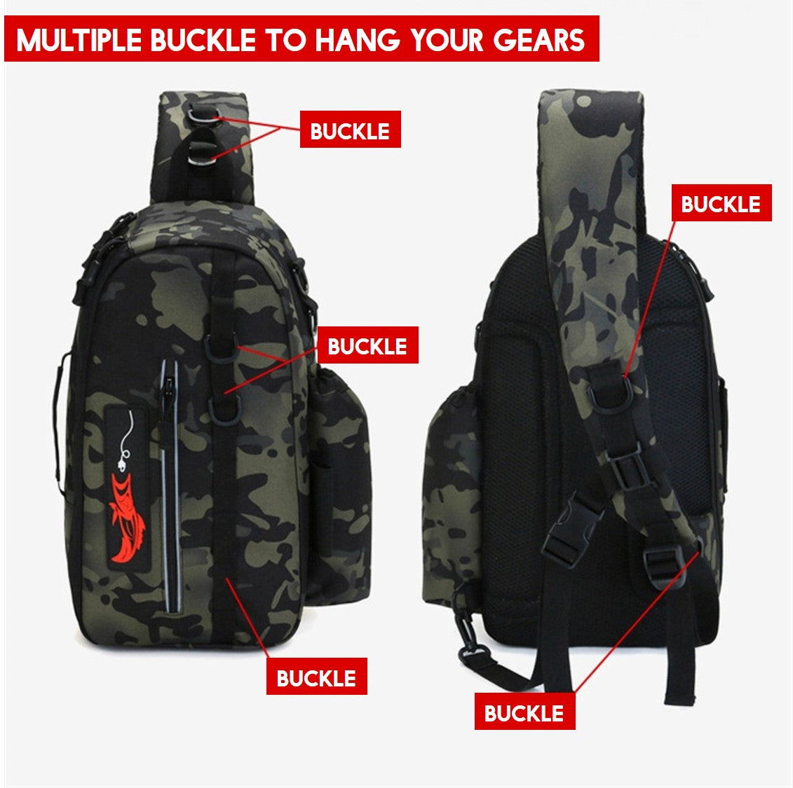 Fishing Sling Bag 8818#