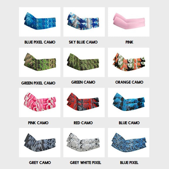Camouflage Anti-UV arm sleeve AS003
