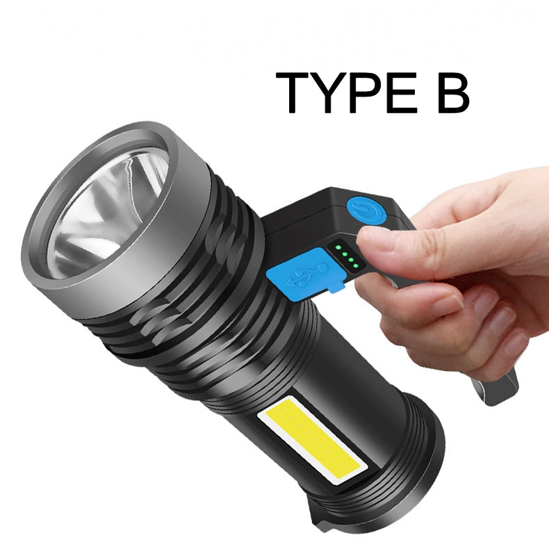 XP LED torchlight with side lamp
