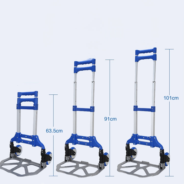 Two wheel foldable trolley