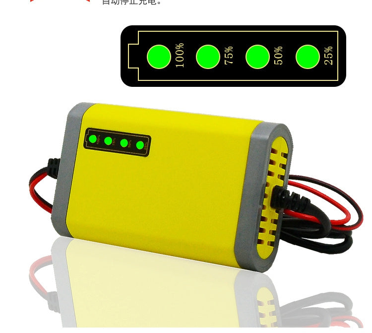 Motorcycle battery charger 1202-4