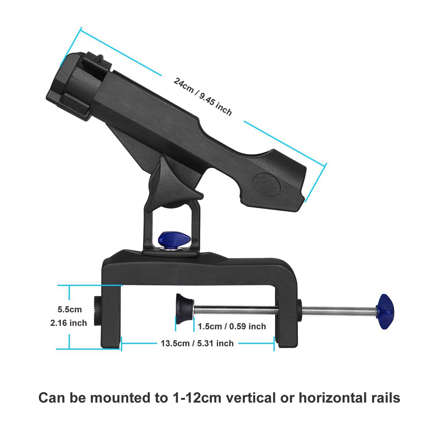 Fishing Rod holder with clamp Vise