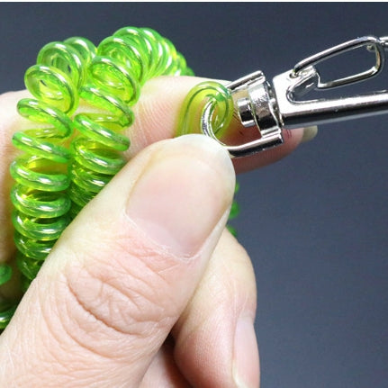 Retractable Wire coil lanyard AOT16