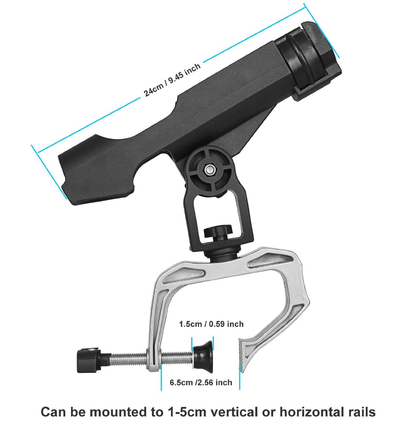 Fishing Rod holder with clamp Vise