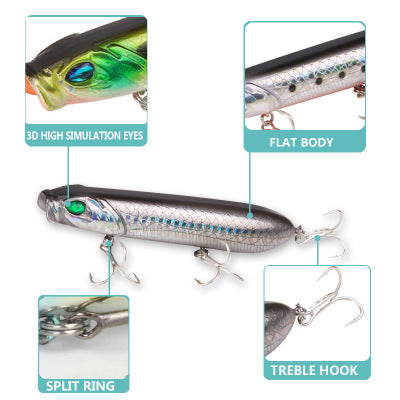 Top water pencil fishing lure PE018