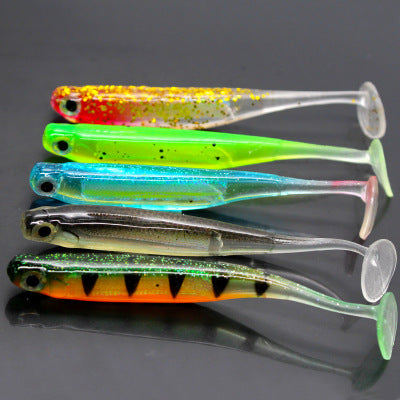 3D T-tail soft rubber