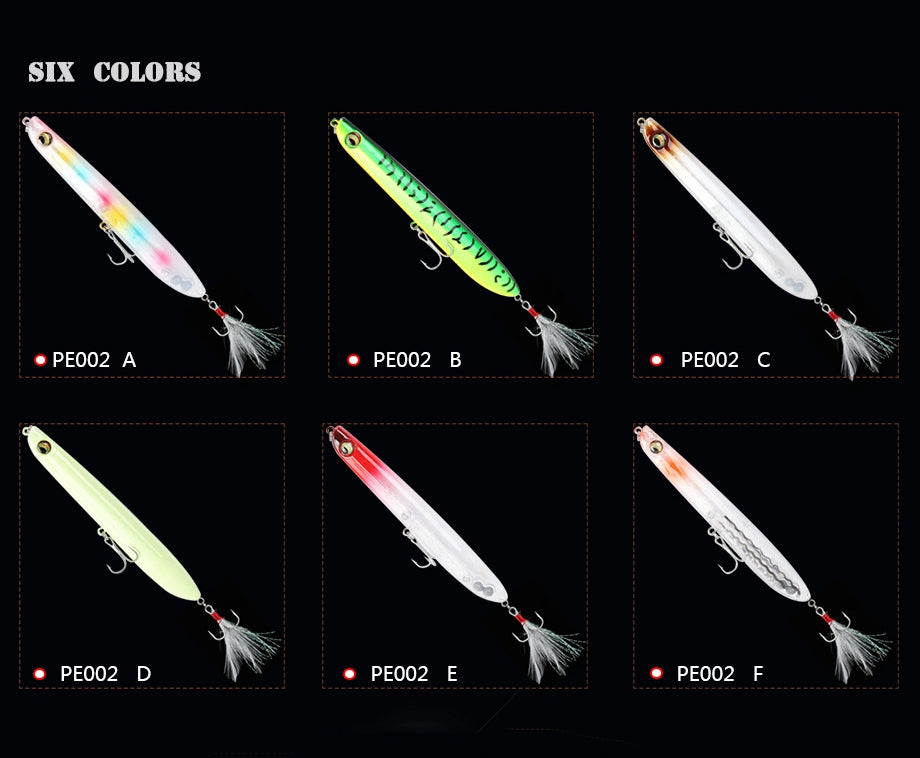 Top water pencil fishing lure PE002