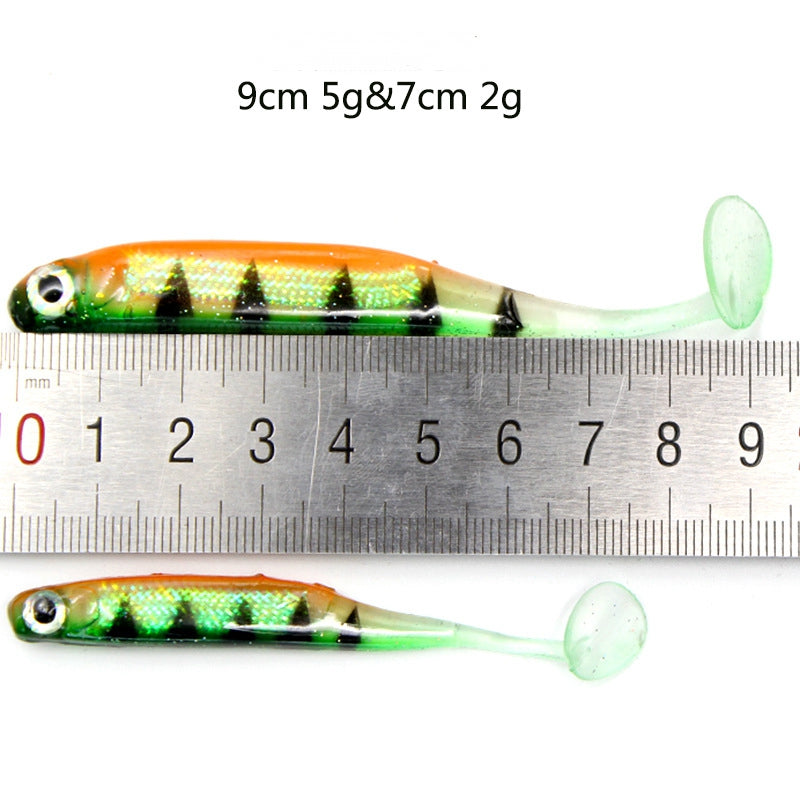 3D T-tail soft rubber