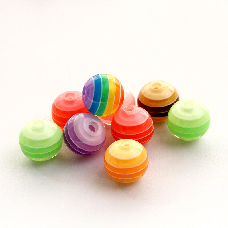 Superse Multi-colour resin beads TE06