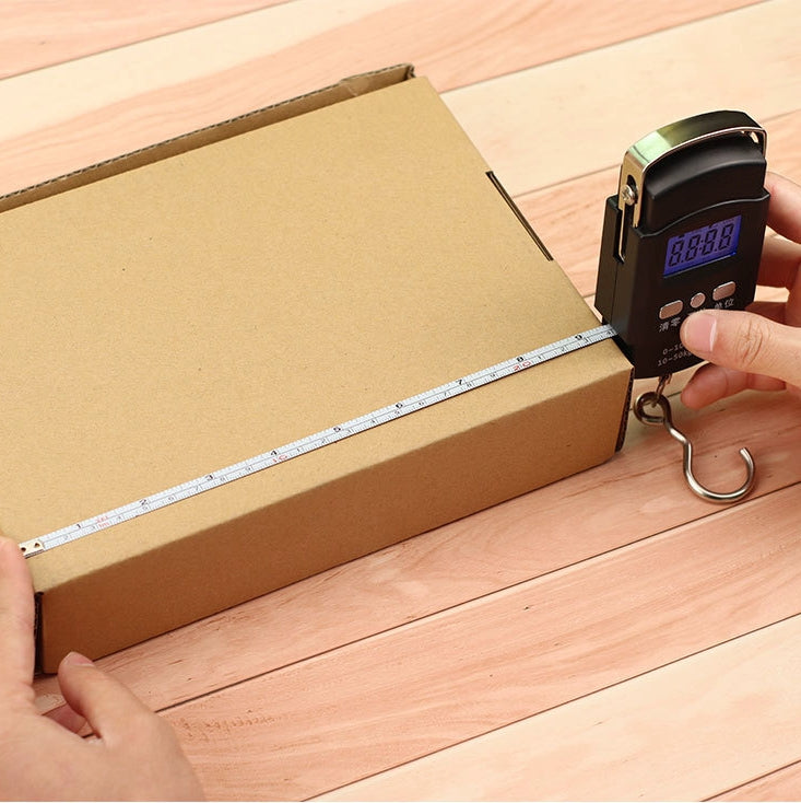 Handheld Electronic scale with measuring tape 50kg/10g WS07